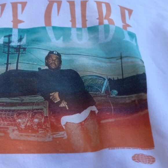 Ice Cube Hoodie "It was a Good Day" Graphic Vintage White Gildan (Sm/P) - Picture 10 of 13